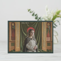 Catholic Art Holy Card | Saint Alena of Brussels