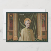 Catholic Art Holy Card | Saint Ethelwold