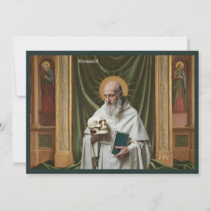Catholic Art Holy Card Saint Romuald