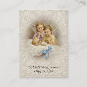 Catholic Baby Baptismal Remembrance Holy Card