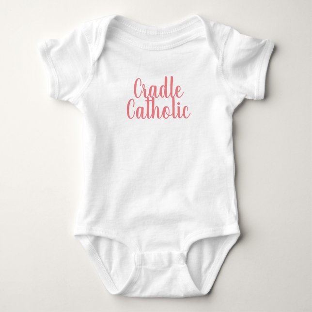Catholic Baby Bodysuit (Front)