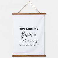 Catholic baptism ceremony name date simple minimal