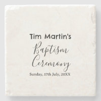 Catholic baptism ceremony name date simple minimal