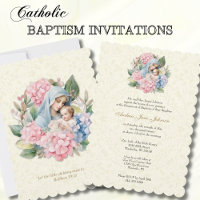 Catholic Baptism Christening Blessed Mother Jesus