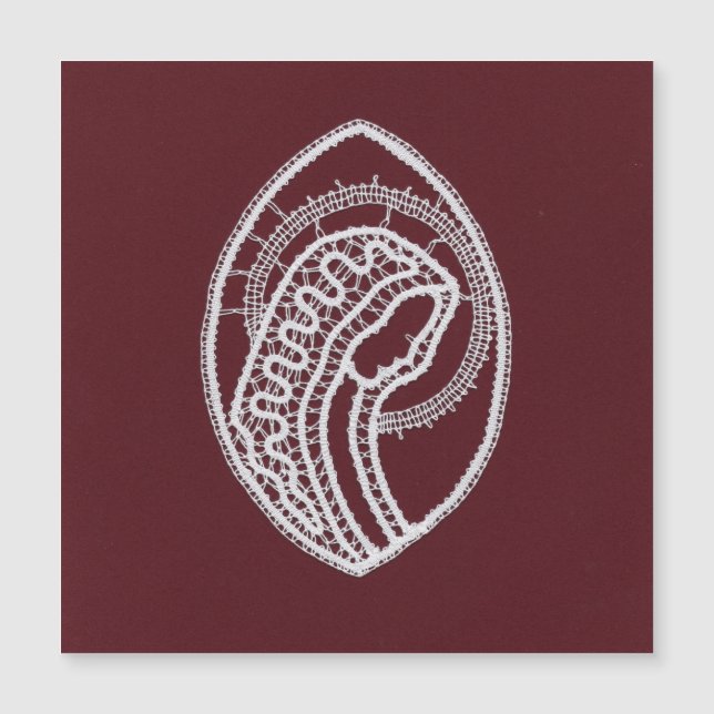 Catholic Blessed Virgin Mary, lace  (Front)