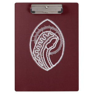 Catholic Blessed Virgin Mary, lace Clipboard
