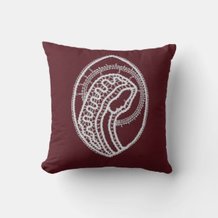 Catholic Blessed Virgin Mary, lace Cushion