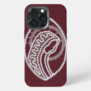 Catholic Blessed Virgin Mary, lace iPhone 13 Pro Case
