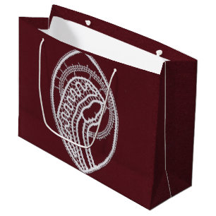 Catholic Blessed Virgin Mary, lace  Large Gift Bag