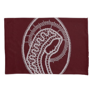 Catholic Blessed Virgin Mary, lace  Pillowcase
