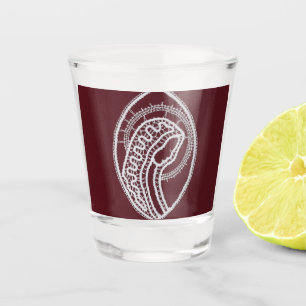 Catholic Blessed Virgin Mary, lace Shot Glass