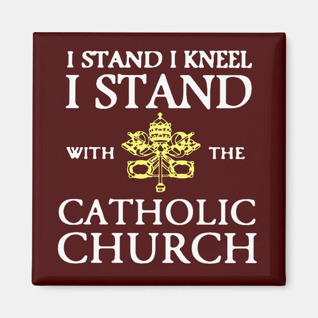 Catholic Calisthenics Magnet (Front)