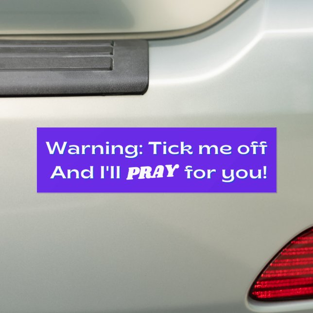 Catholic Christian Revenge Bumper Sticker (On Car)