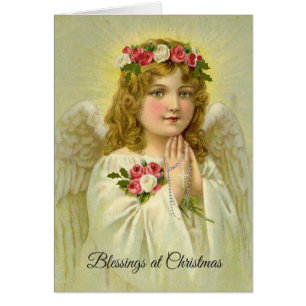 Catholic Christmas Angel Holy Rosary