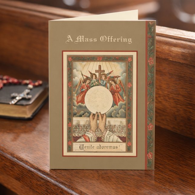 Catholic Christmas Mass Offering Card (Creator Uploaded)