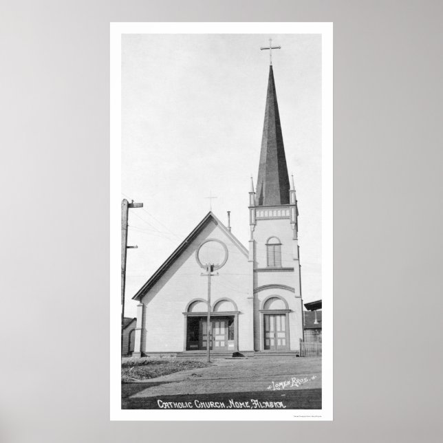 Catholic Church Nome Alaska 1921 Poster (Front)