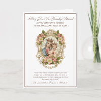 Catholic Consecration to Virgin Mary Religious