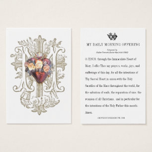 Catholic Daily Morning Offering Prayer
