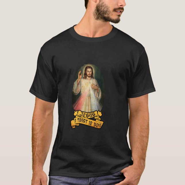 Catholic Divine Mercy for Devotee T Shirt (Front)