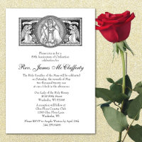 Catholic Elegant Priest Ordination Anniversary In