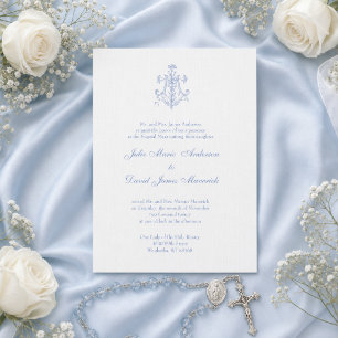 Catholic Elegant Religious Mary Wedding Invitation