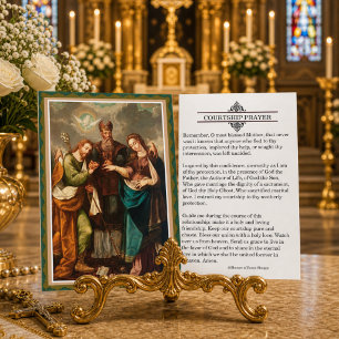 Catholic / Engagement Prayer Holy Card
