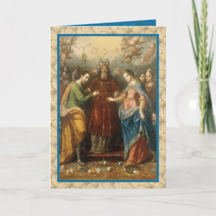 Catholic Engagement religious Prayer Vintage Card
