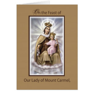 Catholic Feast of Our Lady of Mount Carmel, Brown