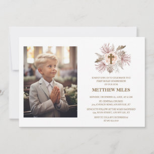 Catholic first communion  invitation