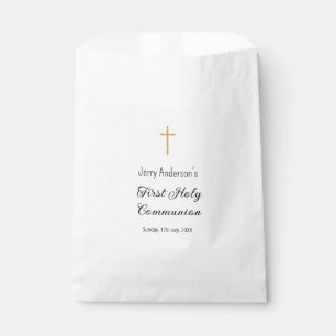 Catholic first holy communion simple QR minimal Favour Bags