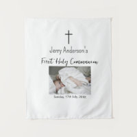 Catholic first holy communion simple QR minimal