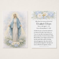 Catholic Funeral Blessed Mother Remembrance,
