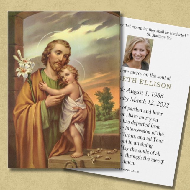 Catholic Funeral Memorial Prayer St. Joseph (Creator Uploaded)