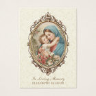 Catholic Funeral Memorial Sympathy Prayer Card