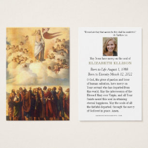 Catholic  Funeral Prayer Memorial Jesus