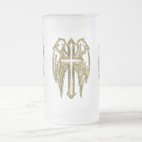 catholic-gold cross white