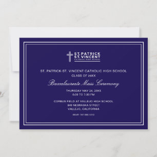 Catholic Graduation Mass Invitation