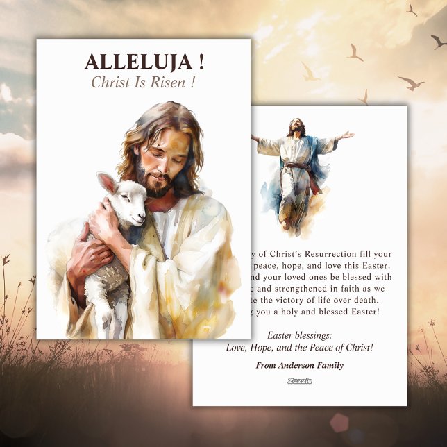 Catholic Jesus Christ Religious Easter Card (Creator Uploaded)