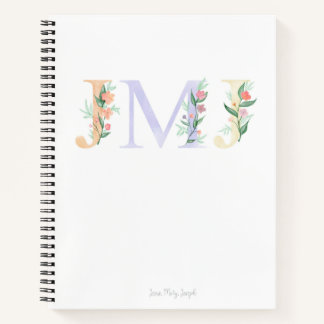 Catholic JMJ Spiral Notebook