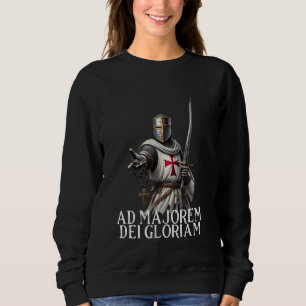 Catholic Knight Templar Latin Crusader Cross 2 Sweatshirt