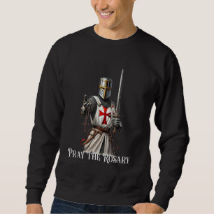 Catholic Knight Templar Latin Crusader Cross Sweatshirt