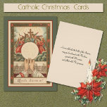 Catholic Latin Mass Angels Host<br><div class="desc">This is a beautiful l traditional vintage Catholic image of priest's hands holding the Eucharist with angels in adoration.  The Latin text below is VENITE ADOREMUS... O COME LET US ADORE.  Text and fonts inside the card may be modified.</div>