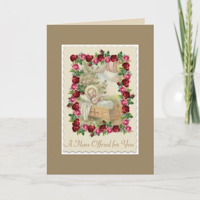 Catholic Mass Offering Card (Front)