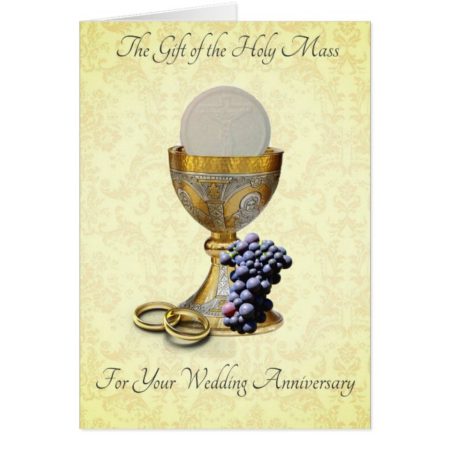 Catholic Mass Offering Wedding Anniversary (Front)