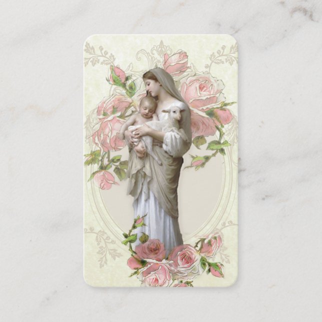 Catholic Mother's Day Remembrance Holy Card (Front)