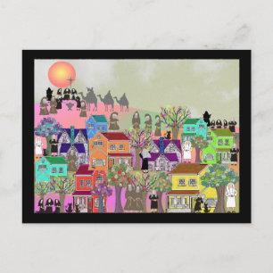 Catholic Nun & Catholic Monk Art Gifts Postcard