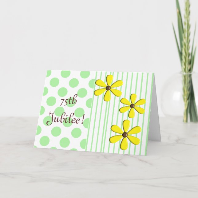 Catholic Nun Diamond 75th  Jubilee Cards & Gifts (Front)