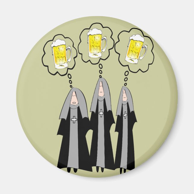 Catholic Nun Gifts~~Hilarious Magnet (Front)