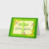 Catholic Nun Golden Jubilee Cards