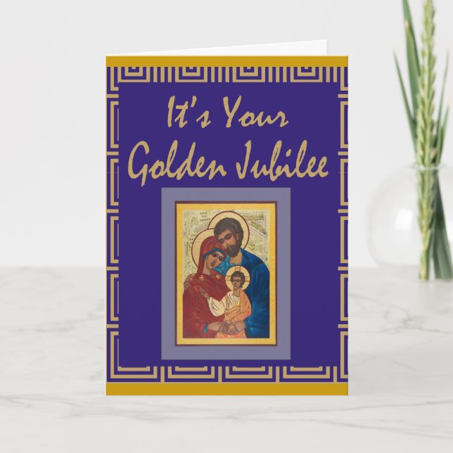 Catholic Nun Golden Jubilee Cards (Front)